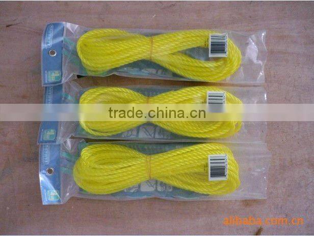 twisted polyethylene rope with 3 strand