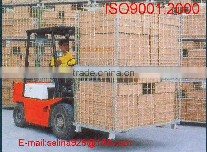 collapsible wire container