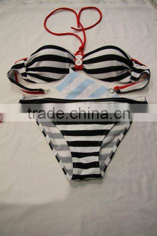 Sexy women stripe swimwear