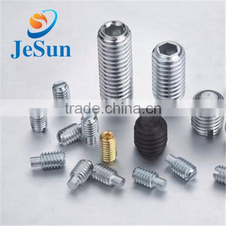 Customized cnc machining parts/ hex socket set screw