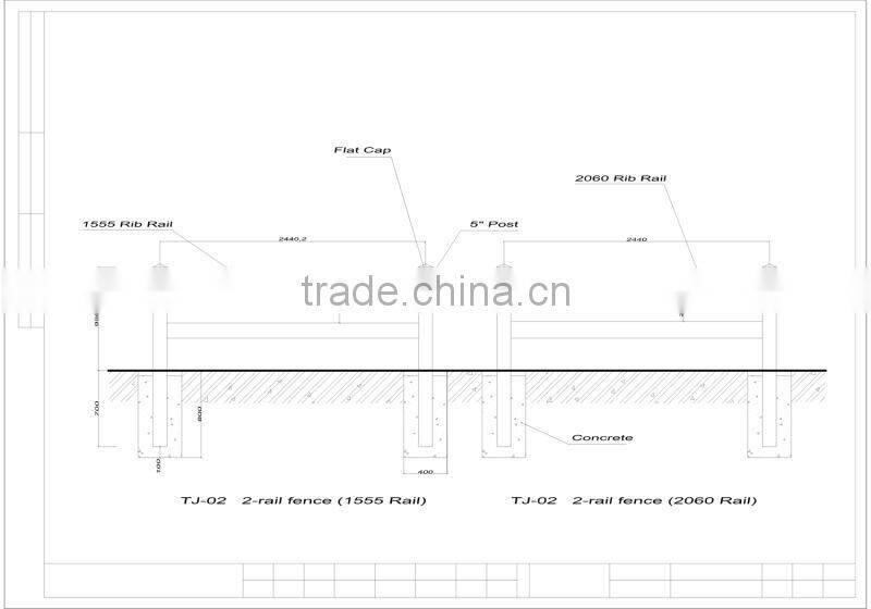 Cheap PVC Horse Fence