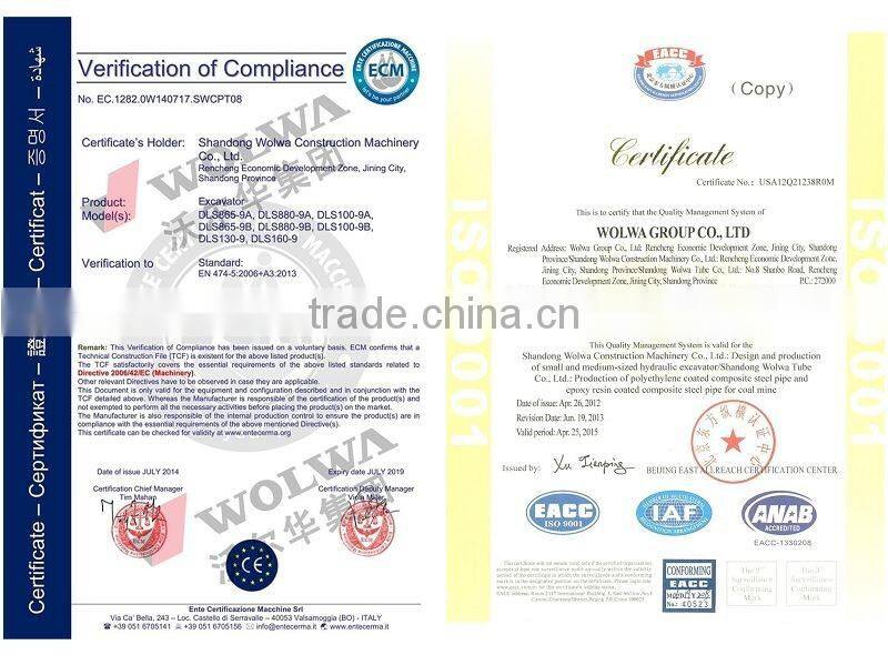 wolwa concrete conveying pump with electric motor