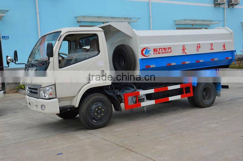 DFAC mini sealed dump refuse truck for sale