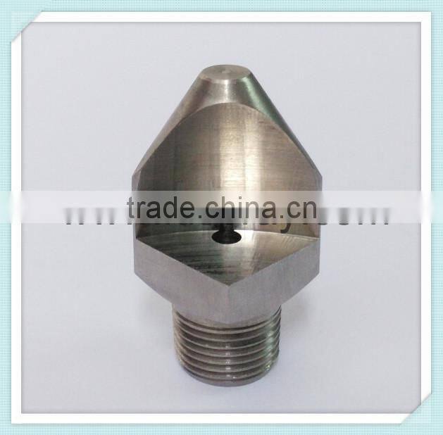 Stainless steel or brass or plastic water spray V jet nozzle