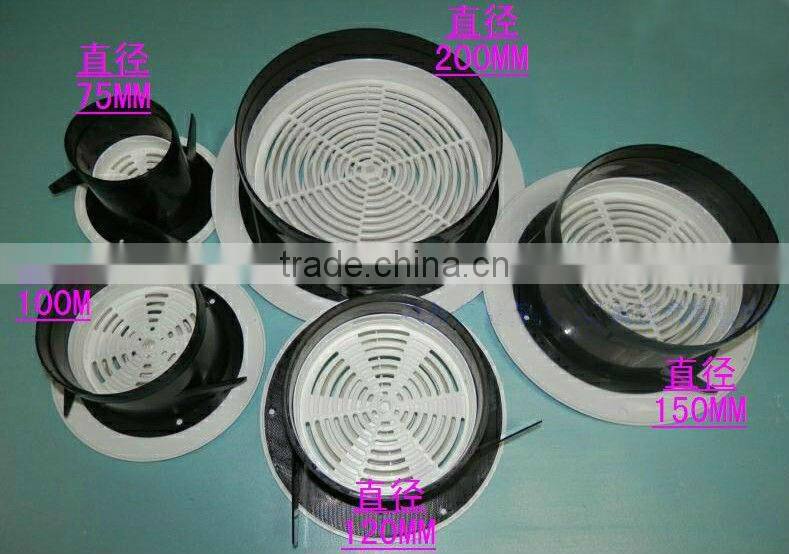 ABS Round Ceiling Adjustable Diffuser with Connector