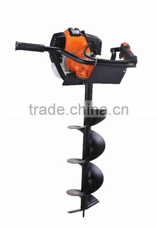 cheap gasoline petrol 52cc one man operate earth auger with CE,GS,EUII certifications
