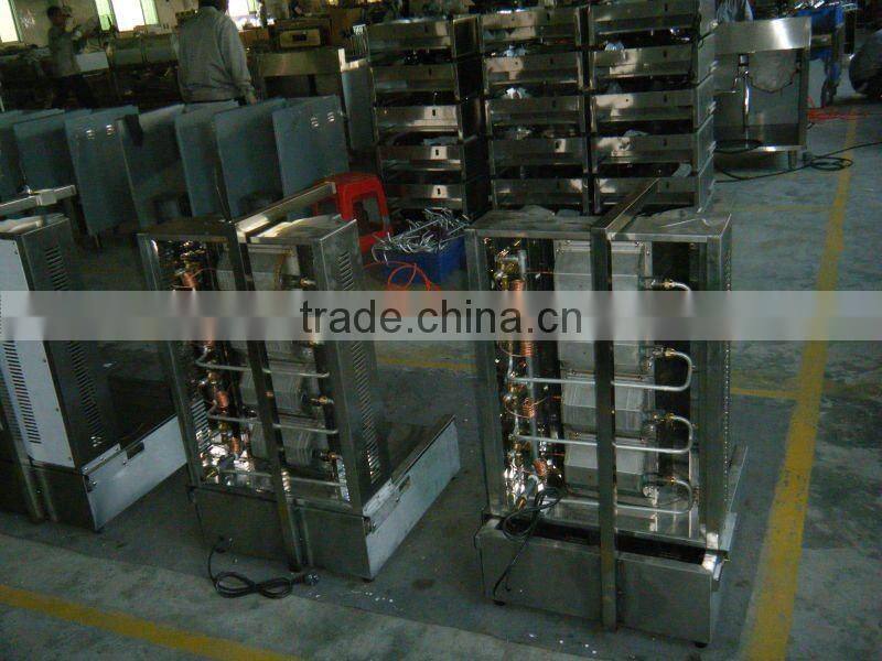 Stainless Steel Gas Doner Kebab Machines with 3 burners(GB-800)