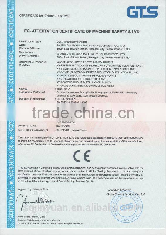 Latest Generation, Carbon Black Refining Machine with CE, SGS, BV, TUV, ISO