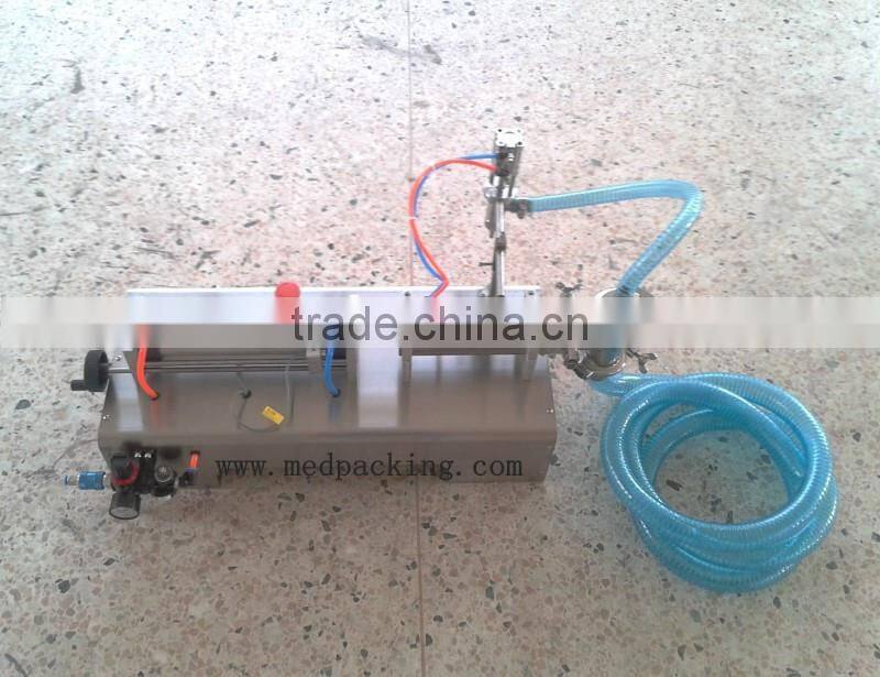 10-300ml Single Head Liquid Softdrink Pneumatic Filling Machine