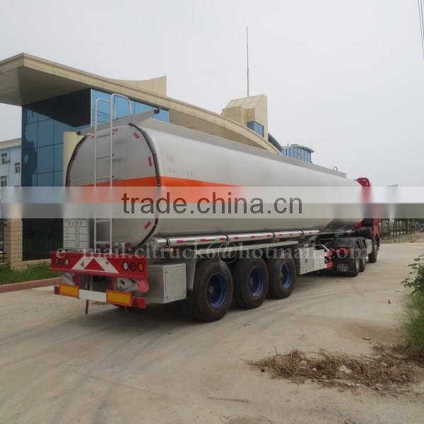 Price promotion CLW 3 axis 55m3 Fuel Trailer with FAW tractor