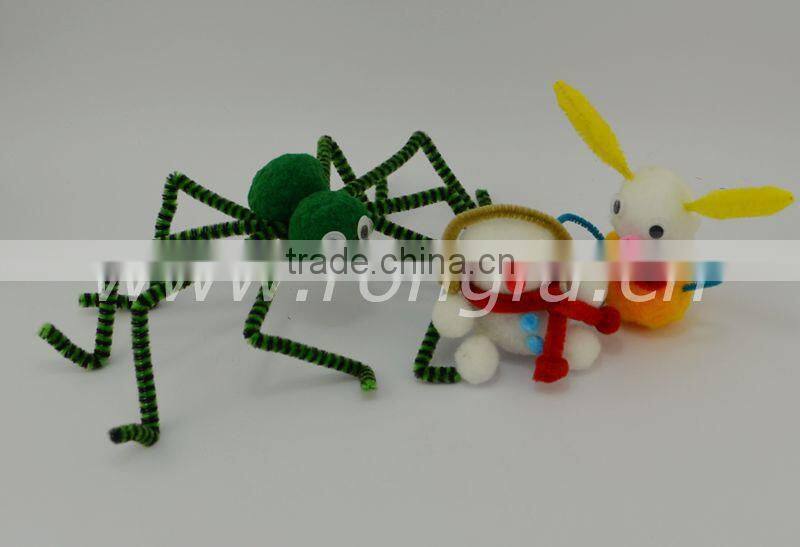 Good Quality colored bulk plush pom poms for DIY craft