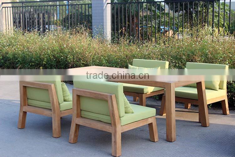 Outdoor Furniture Wood Coffee Table Set