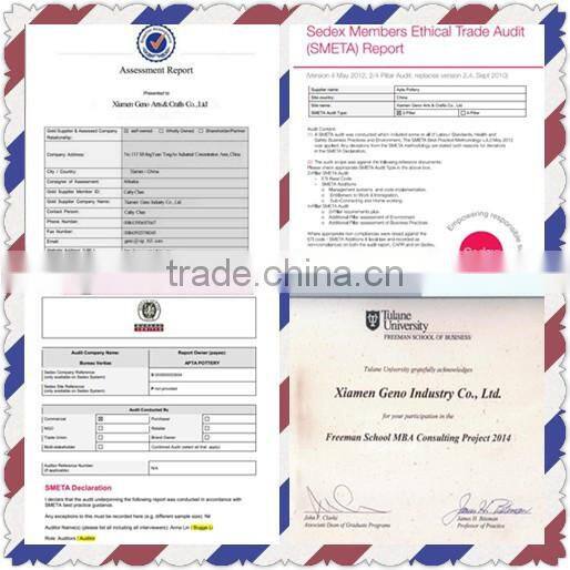 Custom garden decor ceramic figures angels