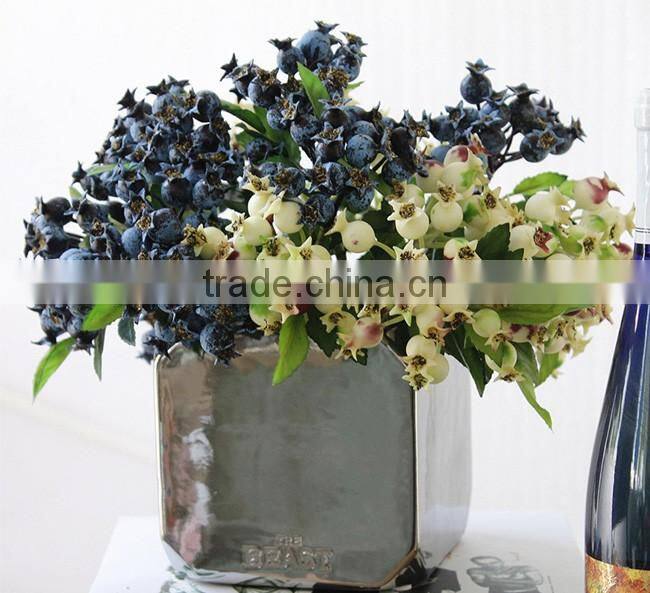 Christmas flower arranging accessories plastic little pomegranate decorative artificial flowers