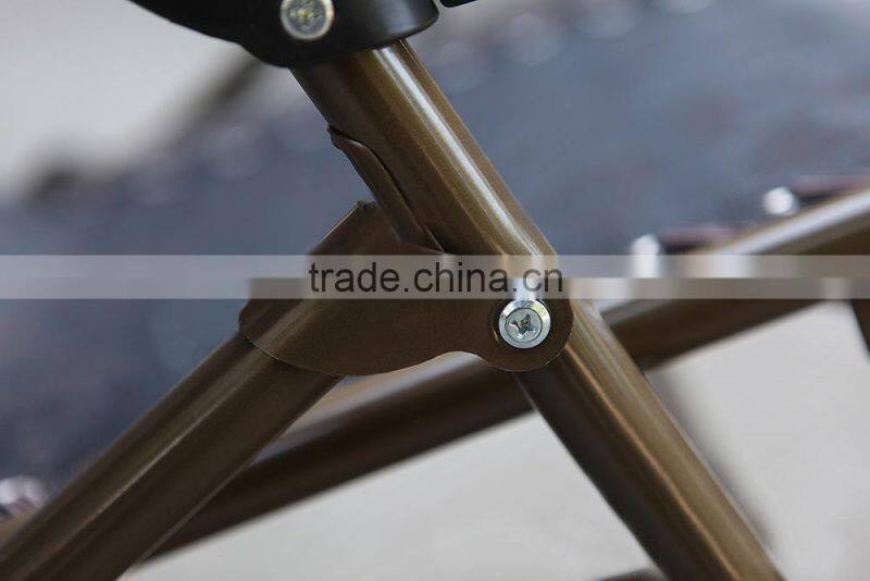 High back modern adjustable rattan chair for outdoor