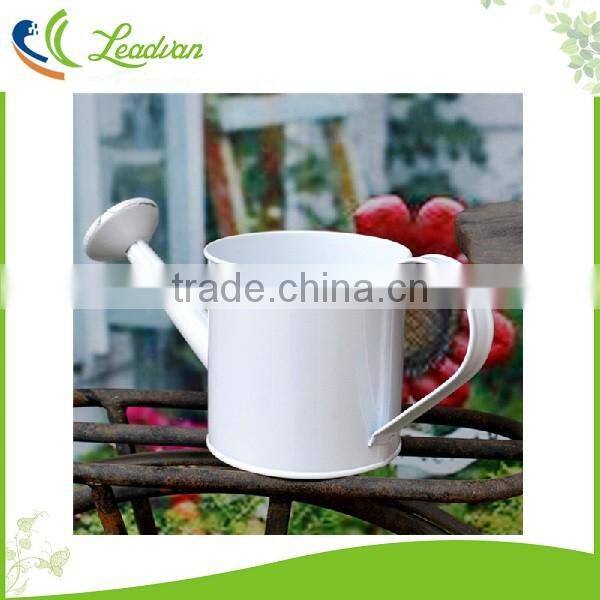Best sell oval design decorative color painted flower metal watering cans for sale