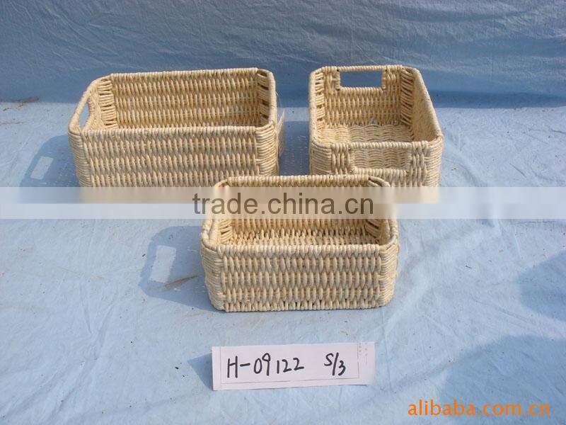 linyi wholesale sea grass basket maize mose basket