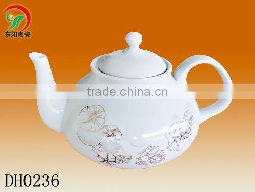 Factory direct wholesale 1L porcelain tea pot