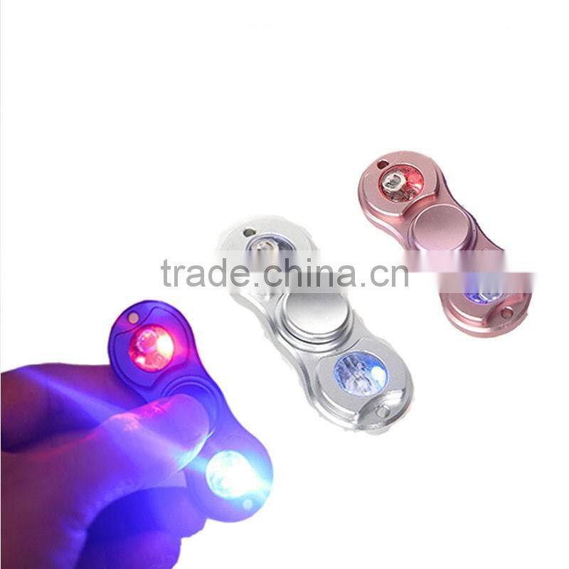 Factory direct supply fidget spinner toy with led light
