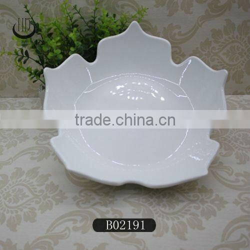 white ceramic unique soup bowls,bowl for restaurant,rectangular porcelain bowl