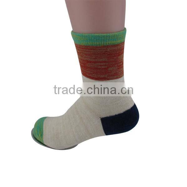 Wholesal custom women colorful polo sock