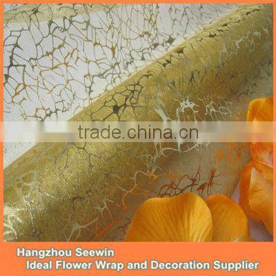 Cheap Gloden Organza Happy Birthday Table Cloth