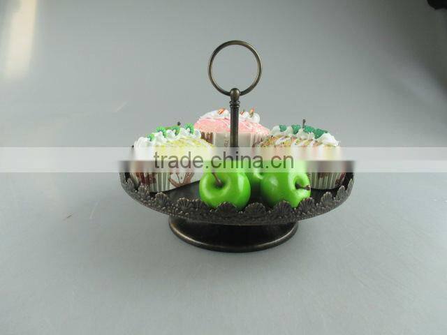 Metal material cake stand for weeding/daily use