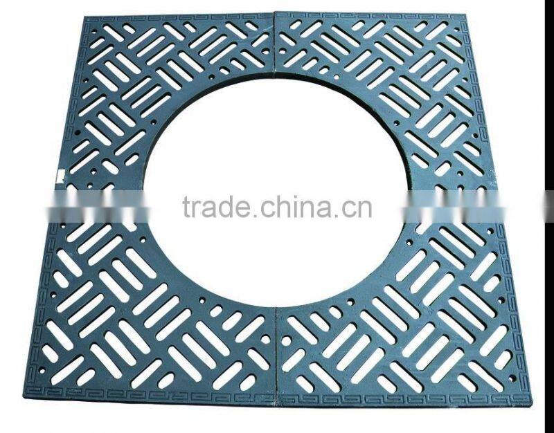 Decorative Rectangle Cast Iron Tree Grate