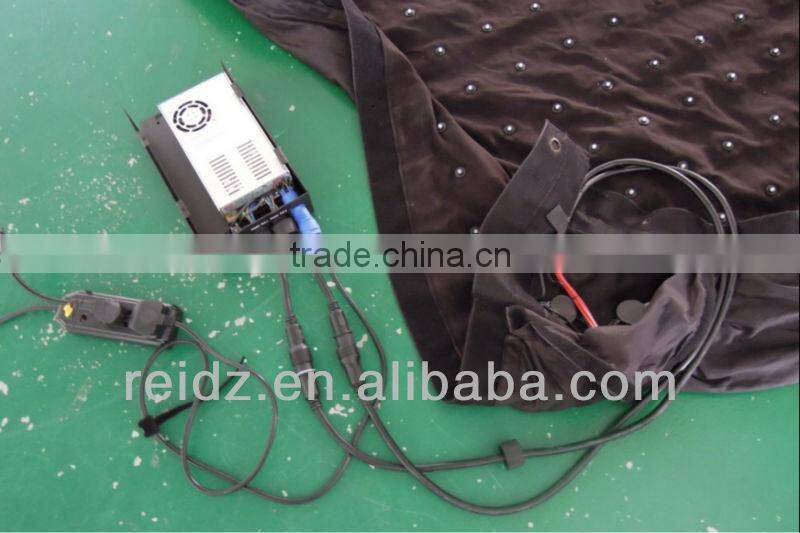 promise of stars! wedding backdrop 3M*6M RGBW LED Star Curtain,LED Star Cloth