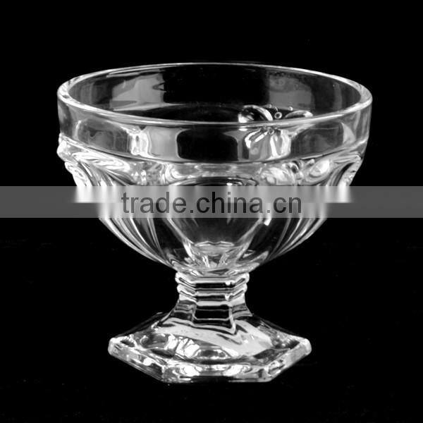 400ml Glass Crystal Shining GLass Ice Cream Cup
