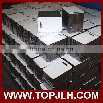 Custom logo printed MDF luggage tags