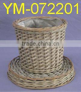 Cheap Wicker Garden Basket in Rectangular Shape