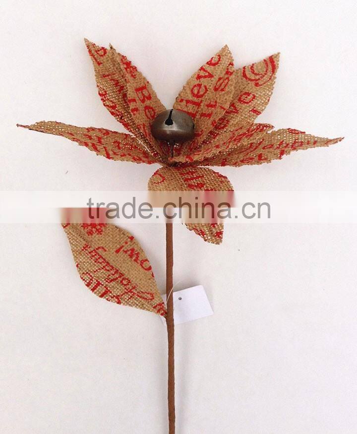 bulk buy christmas decorations handmade decorative jute flowers