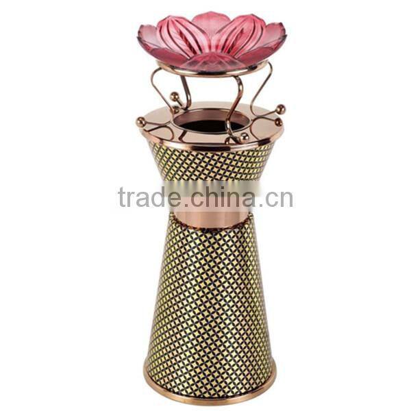 Fancy hotel fruit tray/fruit dish/ flower-shape art glass plate/fashion star style friut /candy/ ash plate BHL-P13