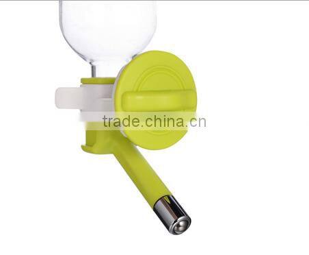 Plastic pet dog water dispenser feeder