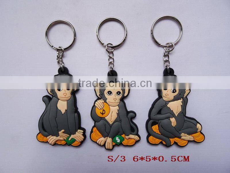 2016 russia monkey keychain for new year souvenir