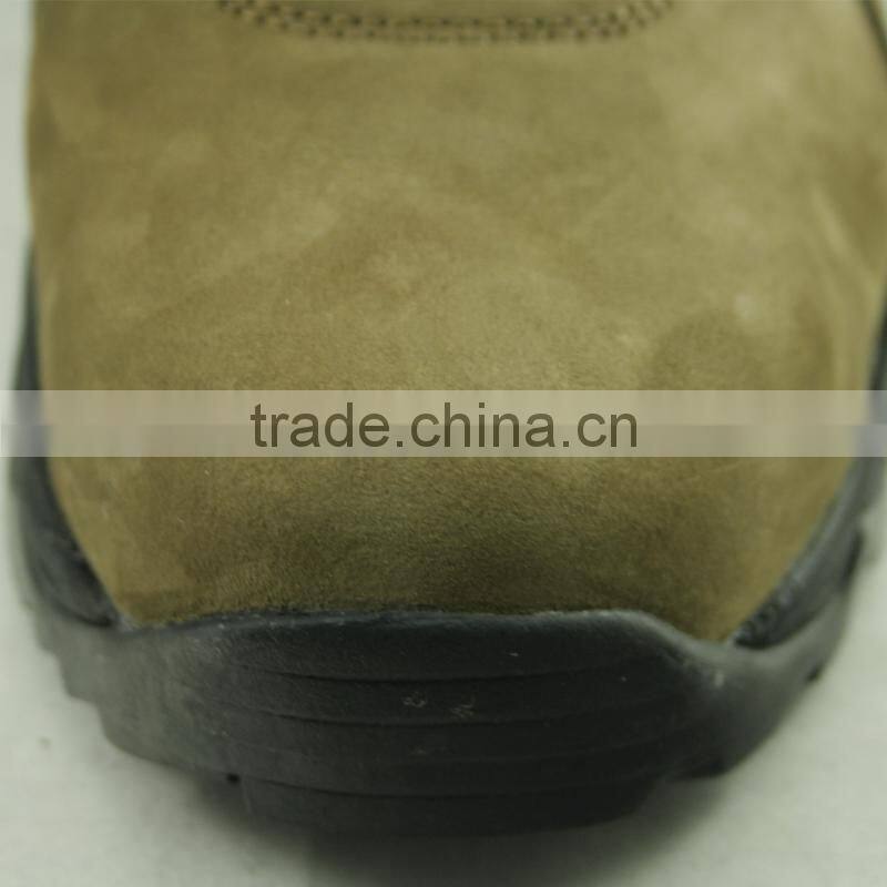 NMSAFETY Nubuck leather boots/Work boots/rubber shoe sole