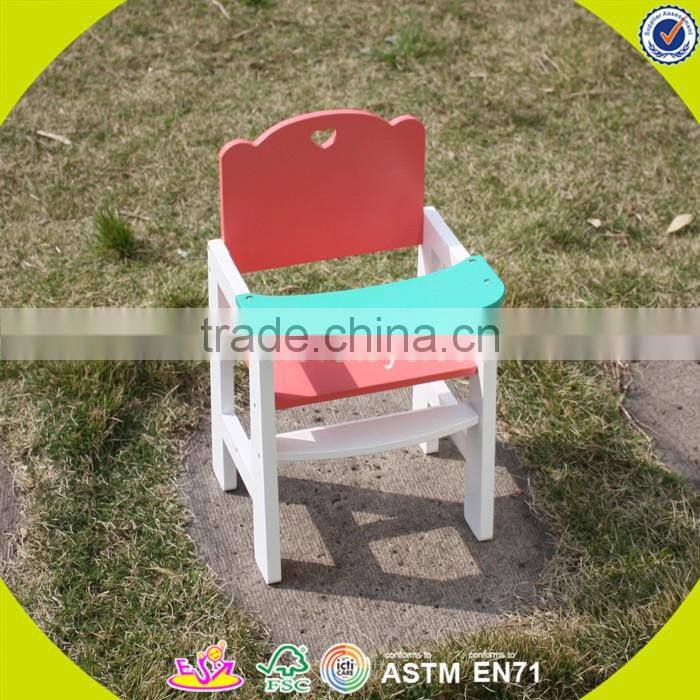 Wholesale top quality wooden baby high chair household wooden baby high chair best furniture sale W08F006
