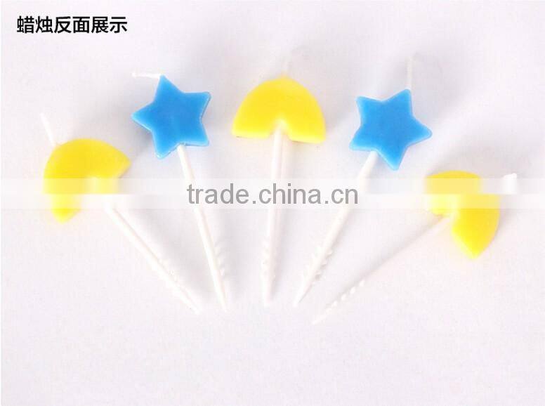 Rainbow and Star Shape Birthday Candle for Children