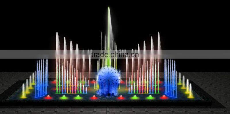 Music fountains use stainless steel water fountain nozzle design