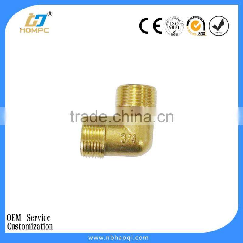 brass elbow 3/4 female thread