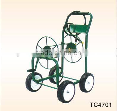 Heavy bduty outdoor garden water Hose reel tool cart TC4701