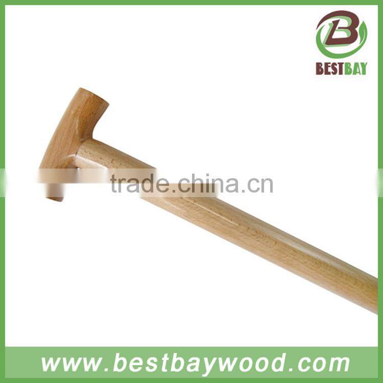 T shape wooden shovel handle,snow shovel handle