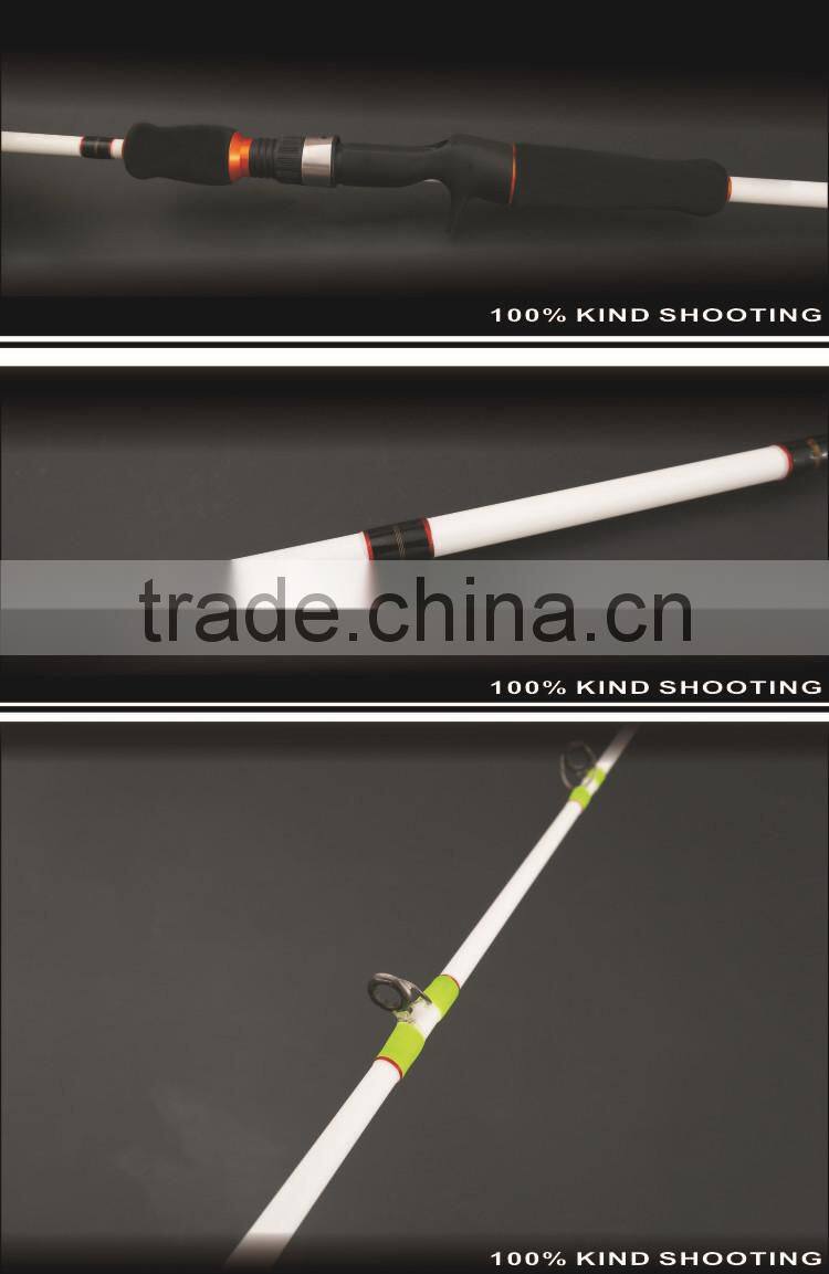 2 Tips Changable Fiberglass Casting Fishing Rod