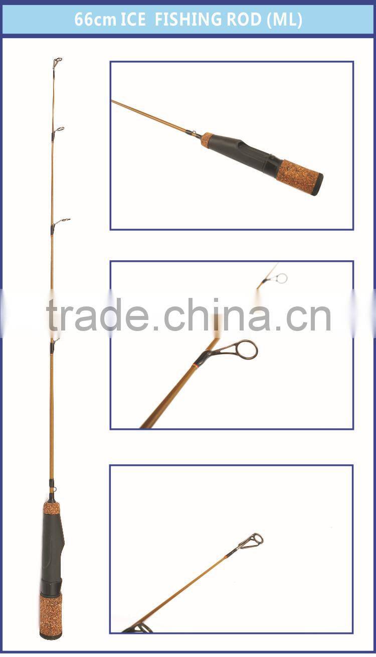 Solid Fiberglass Fishing Rod , Ice Fishing Rod