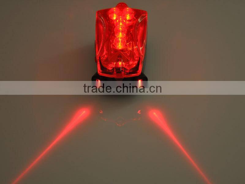 China Wholesale Bicycle Accessroy USB LED Red Laser Bike Rear Light, Rechargeable Bicycle Taillight