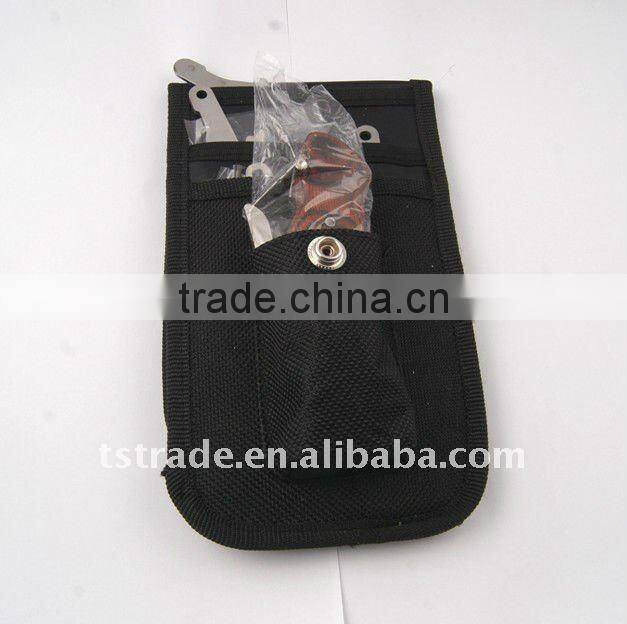 2014 new "stock" New design multi knife pocket knife multi function LED knife TS06