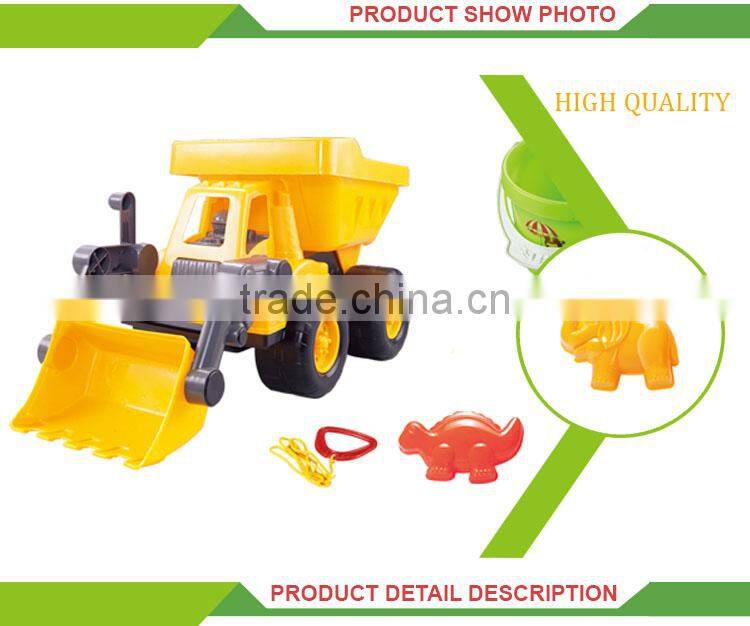 High quality summer outdoor mini sand beach tool set dump truck toy