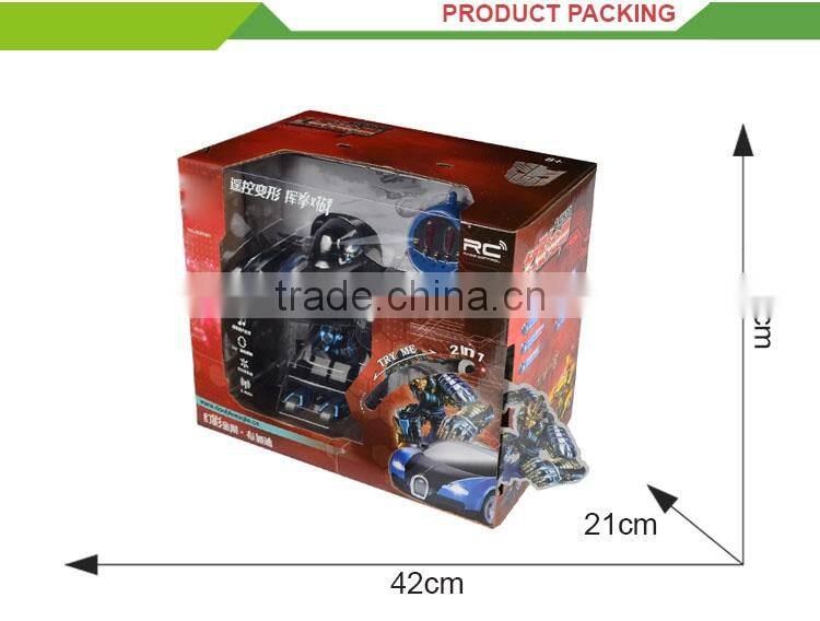 Cheap gifts for child 2.4G wireless rc deformation robot toy