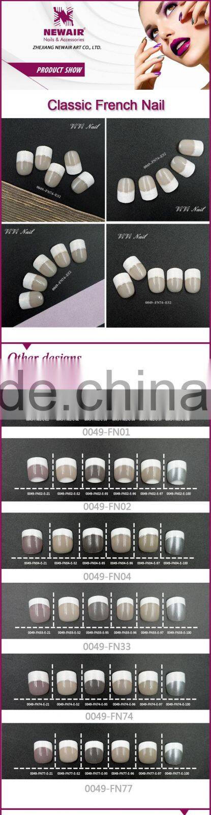 Beauty Nail Tips french style Fake Nail Tips for Decoration Nail Tips